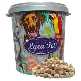 Produktbild von 1 kg (5 x 200 g) Lyra Pet® Hühnerbrustwürfel gefriergetrocknet in 30 L Tonne