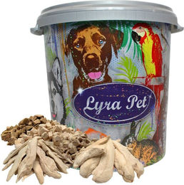 Produktbild von 1 kg (5 x 200 g) Lyra Pet® Hundesnack Mix gefriergetrocknet in 30 L Tonne