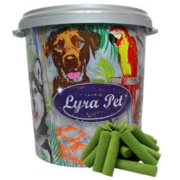 Produktbild von 1 kg (5 x 200 g) Lyra Pet® Katzengras Sticks gefriergetrocknet in 30 L Tonne