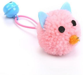 Produktbild von 1 Stücke Katzenspielzeug Plüsch Maus Kopfförmige Glocke Interaktives Spielzeug Heimtierbedarf