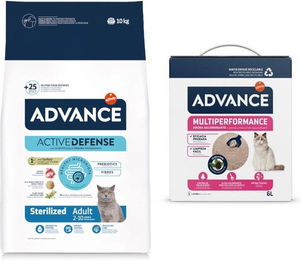 Produktbild von 10 kg Advance Trockenfutter + 6 l Arena Multiperformance gratis! - Sterilized Truthahn