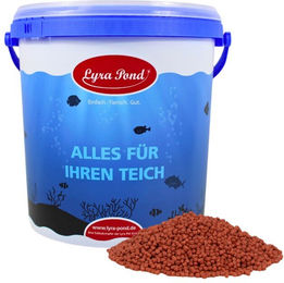 Produktbild von 10 Liter Lyra Pond® Pond Colour Astax Pellets Fisch- und Teichfutter + Eimer