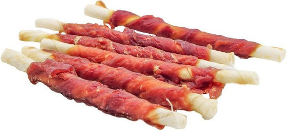 123... Hund dabei! Entenfilet auf Kaurolle 900g, Snack für: Hunde – Bild 1 von 2