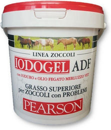 Produktbild von 12er Pack erfrischende Gels Pferd Tattini Iodogel ADF zoccoli 1Kg