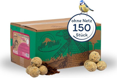 Produktbild von 150 Stk. Lyra Pet® Meisenknödel aus der Alb-Mühle Vollkorn & Früchte ohne Netz à 85 g