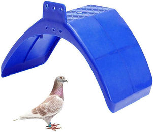 10 Stück Taubenständer Sitzstange aus Kunststoff in Blau für Tauben – Bild 1 von 5
