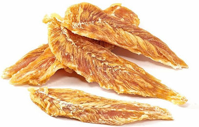 Produktbild von 123... Hund dabei! Trockenfleisch Hähnchenfilet für Hunde 150g