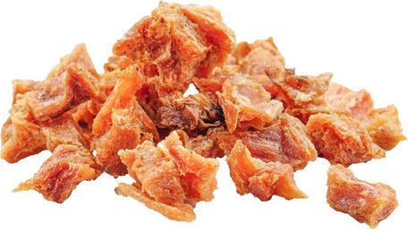 Produktbild von 123... Hund dabei! Trockenfleisch Hähnchenfilet Würfel Monoprotein Light 1000g
