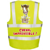Produktbild von 12er-Set Fr8Man Warnwesten Gelb Unisex unreflektierend fluoreszierend