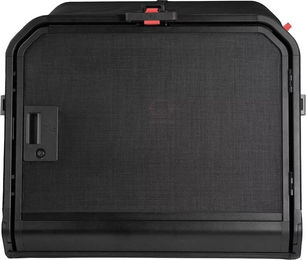 1one1 Origami Hundetransportbox für das Auto aus Aluminium und Textil Schwarz Größe L – Bild 1 von 11