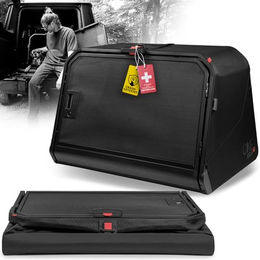 1one1 ORIGAMI Hundetransportbox für Riesenrassen aus Aluminium und Textil Schwarz XL – Bild 1 von 8