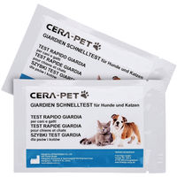 Produktbild von 2 x Cera-Pet Giardien Schnelltest für Hunde und Katzen bei Durchfall