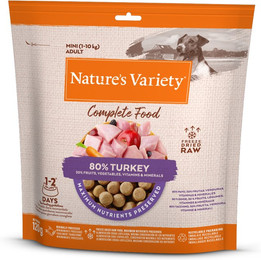 Produktbild von 2 + 1 gratis! 3 x Nature's Variety Snacks - 3 x 120 g Gefriergetrocknetes Alleinfutter Mini Truthahn