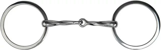 Produktbild von 2-Ring-Gebiss für gedrehtes Pferd Metalab Magic System