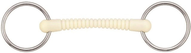 Produktbild von 2-Ring-Gebiss für Pferd abnehmbar gerade Soyo Happy mouth "ribbeb"