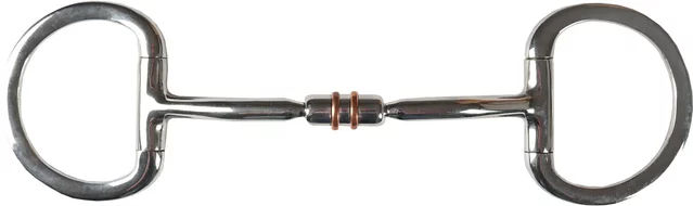 Produktbild von 2-Ring Gebiss Horka Double Joint mit Kupferrolle