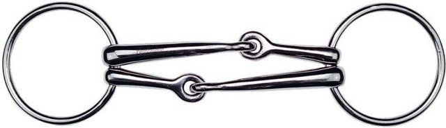 Produktbild von 2-Ring-Gebiss mit doppeltem Mundstück für Pferde