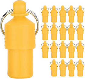 Produktbild von 20 Stück AntiLost Pet Tag Hund Katze ID Name Adresse Etikett Lagerung Barrel Tube Kragen Anhänger(Orange ) orange