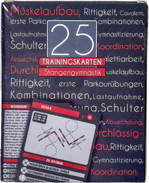 Produktbild von 25 Trainingskarten – Stangengymnastik