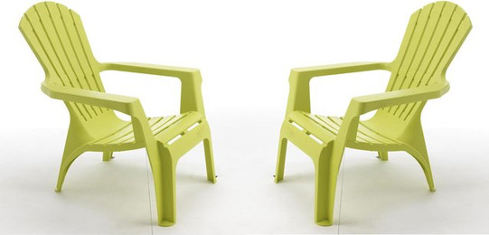 Produktbild von 2er-Set Gartensessel Wilsa Garden Adirondack