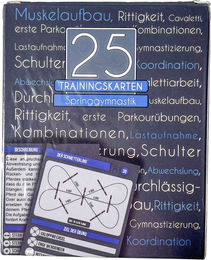 25 bunte Trainingskarten für Springgymnastik aus Papier – Bild 1 von 2