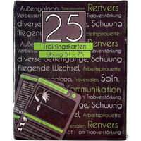 Produktbild von 25 Trainingskarten Reitübungen aus Pappe bunt