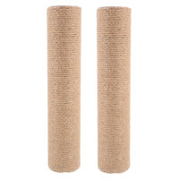 Produktbild von 2er-Set Ersatz-Kratzpfosten für Katzenbäume aus Holz und Sisal in Beige