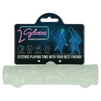 Produktbild von 2Glow Cracking & Tracking Stick Hundespielzeug aus TPR Gummi mit Glow in the dark Effekt 16 x 3,5 x 3,5 cm
