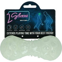 Produktbild von 2Glow Leuchtspielzeug Hantel Kauspielzeug aus Kunststoff in Bunt und Transparent