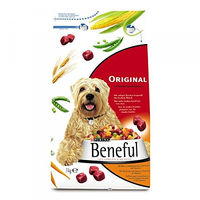 Produktbild von 2x Beneful Original Hundefutter Trockenfutter Rind und Gemüse 3kg