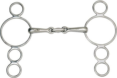 Produktbild von 3- oder 4-Ring-Gebiss für Pferde HorseGuard