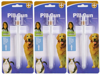 Produktbild von 3 Stück Haustierfutter Behandlungsmedikation Medizin Futterspender Kleiner Hund Welpe Futterwerkzeug Zubehör