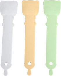 Produktbild von 3 Stück Katze Streifen Quetschlöffel Einfach zu bedienen Katzenfutter Dosen Fütterlöffel Ableckbarer Nasskatzensnack Spender