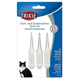 Produktbild von 3er-Pack Floh- und Zeckenpipetten für Katzen Trixie Spot-On