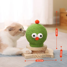360Home Kratzbaum für Katzen aus Naturmaterial in Beige und Grün – Bild 1 von 1