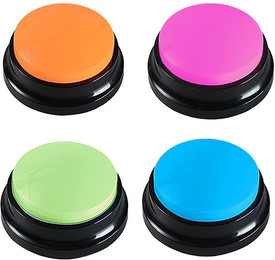 Produktbild von 4-farbige Sprachaufzeichnungstaste für Hunde