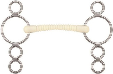 Produktbild von 4-Ring Gebiss Soyo Happy Mouth "ribbed"