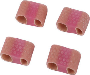 Produktbild von 4 Stück Hallux Valgus Zehenspreizer für eingewachsene Zehennägel SEBS 2 Löcher Reduziert Reibung Flexibler großer Zeh L(for 6.5-9kg)