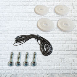 Produktbild von 4 Umlenkrollen für automatische Hühnerklappe - Komplettset