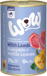 Produktbild von 400g Hunde Nassfutter, Adult mit Lamm Kürbis und Brennnessel