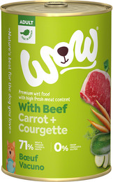 Produktbild von 400g HUNDE NASSFUTTER, Adult | Mit Rind mit Karotte und Zucchini
