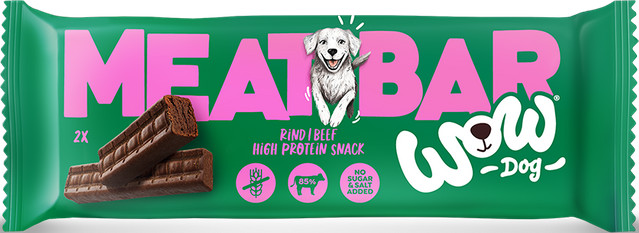 Produktbild von 40g Hunde Leckerlis, Meat Bar | Rind mit viel Protein, getreidefrei