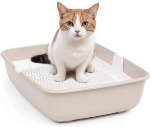 Produktbild von 4BIG.fun Katzentoilette Katzentoilette Reinigungssieb Schalentoilette Groß