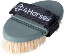 4Horses Kardätsche Naturborste grün – Bild 1 von 2