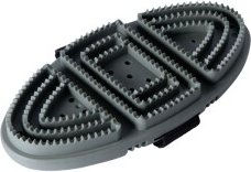 4Horses Kardätsche Naturborste taupe – Bild 1 von 2