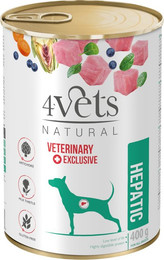 Produktbild von 4Vets Natural Hund Hepatic - 12 x 400 g