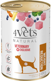 Produktbild von 4Vets Natural Hund Weight Reduction - 6 x 400 g