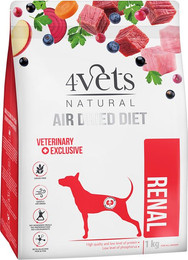 Produktbild von 4Vets Natural Renal Hundetrockenfutter - 2 x 1 kg