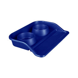 Produktbild von 4BIG.fun Futternapf aus Kunststoff Blau 0,3L für Hund und Katze - 2 x 300 ml
