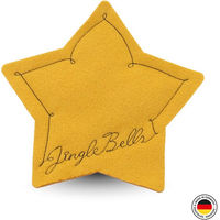 Produktbild von 4Cats Meow Christmas Stern Katzenkissen mit Baldrian aus Filz in Gelb